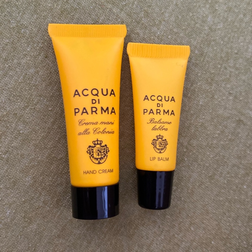 Acqua di parma hand cream and lip balm